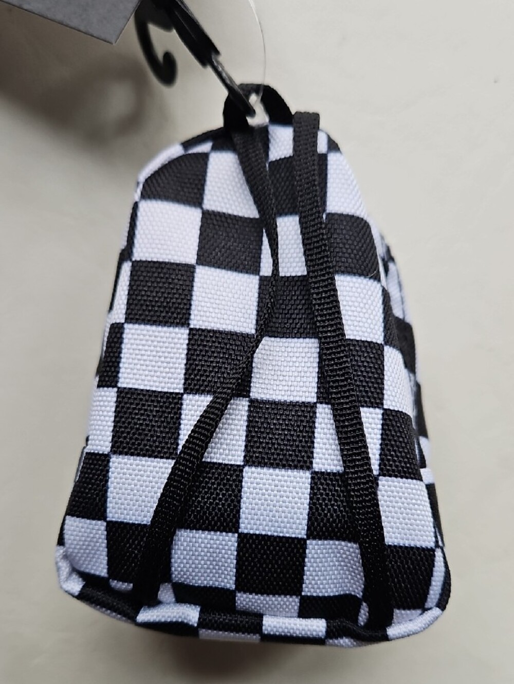 Vans Black & White Checker Mini Backpack Keycharm - Picture 6 of 16
